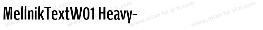 MellnikTextW01 Heavy字体转换